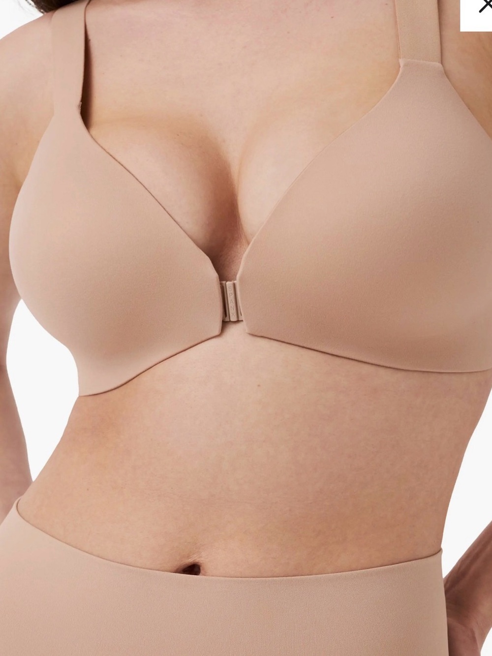 SPANX Smooth  Bra-llelujah Wireless Bra - Nude-beige Sz 36D - Picture 2 of 8